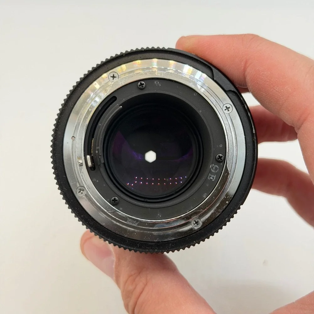 Konica Hexanon AR 135mm F3.5 Telephoto Prime Lens with Case and Caps Japan